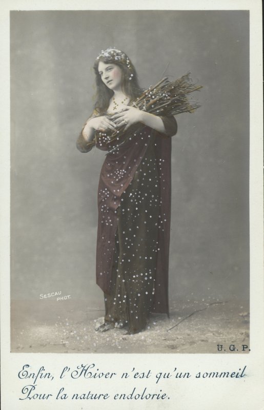 Nő télen alkotó: French Photographer