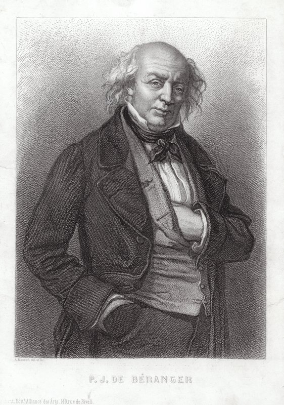 P J De Beranger alkotó: A. Masson