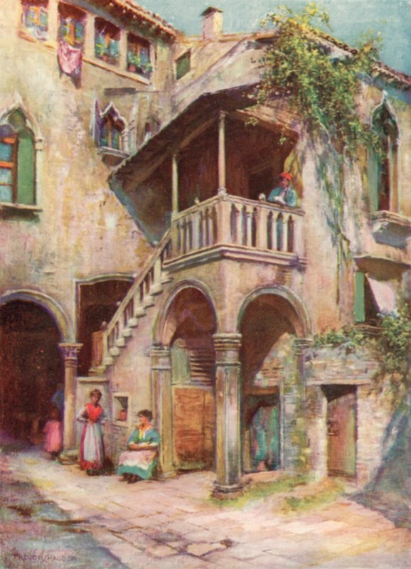 Palazzo Loredan lépcsőház alkotó: A. Trevor Haddon