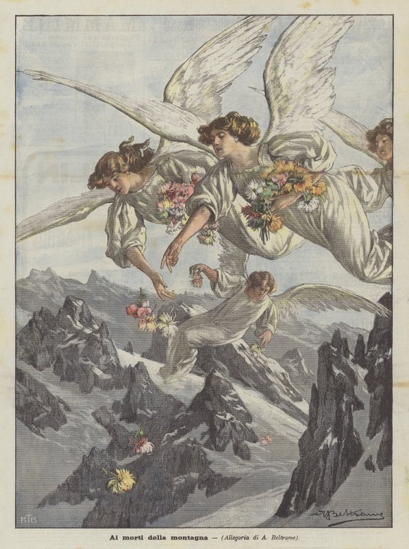 A halott hegynek alkotó: Achille Beltrame