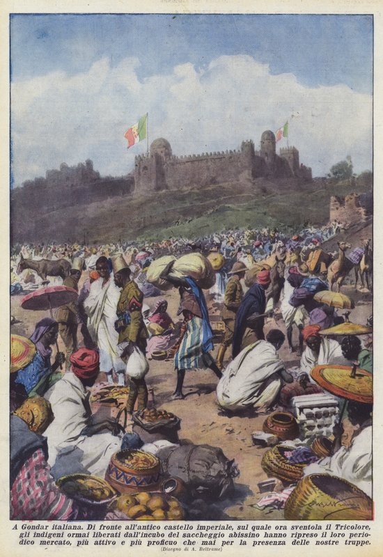 Olasz Gondar nyelven alkotó: Achille Beltrame