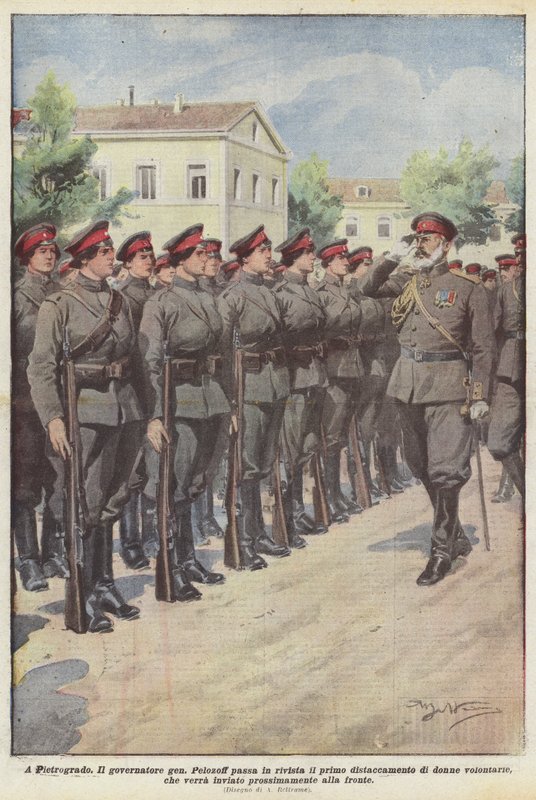 Petrográdban alkotó: Achille Beltrame