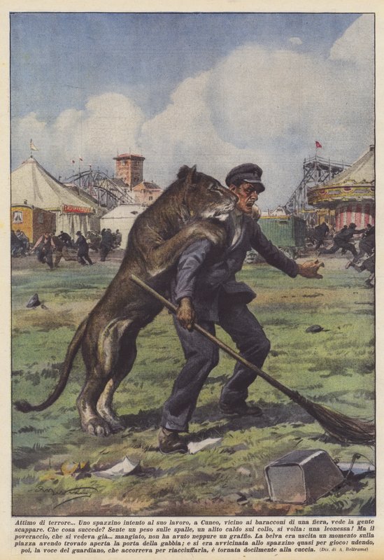 A rémület pillanata alkotó: Achille Beltrame