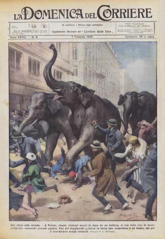 A cirkusztól az utcáig alkotó: Achille Beltrame