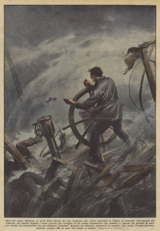 A tenger hősei alkotó: Achille Beltrame