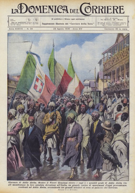 Addisz-Abeba napjai alkotó: Achille Beltrame