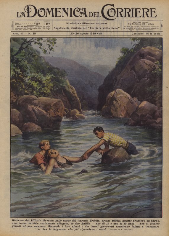 Littorio ifjúsága alkotó: Achille Beltrame