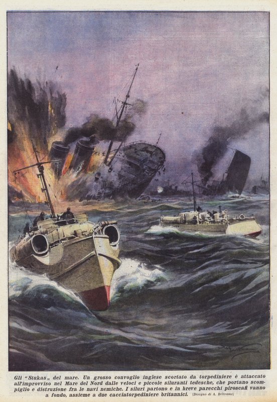 A tenger stukái alkotó: Achille Beltrame