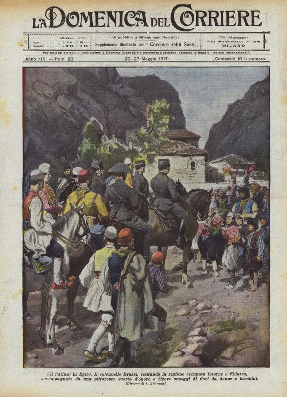 Az olaszok Epirusban alkotó: Achille Beltrame
