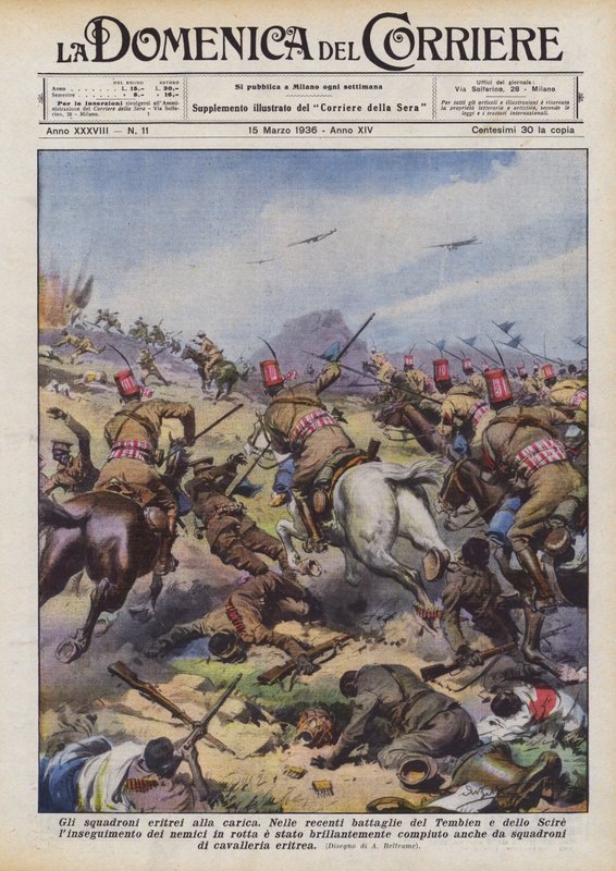 Az illetékes eritreai osztagok alkotó: Achille Beltrame