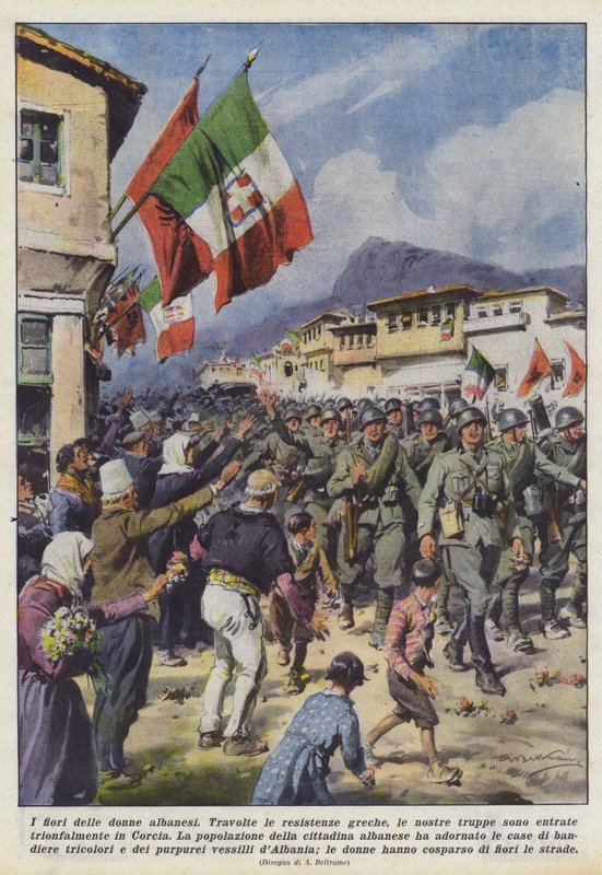 Albán nők virágai alkotó: Achille Beltrame