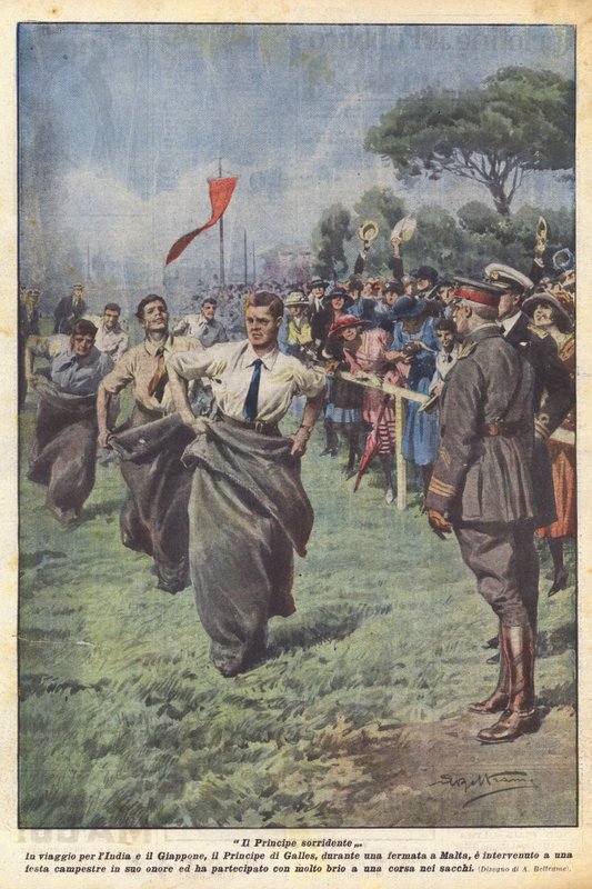 A mosolygó herceg alkotó: Achille Beltrame