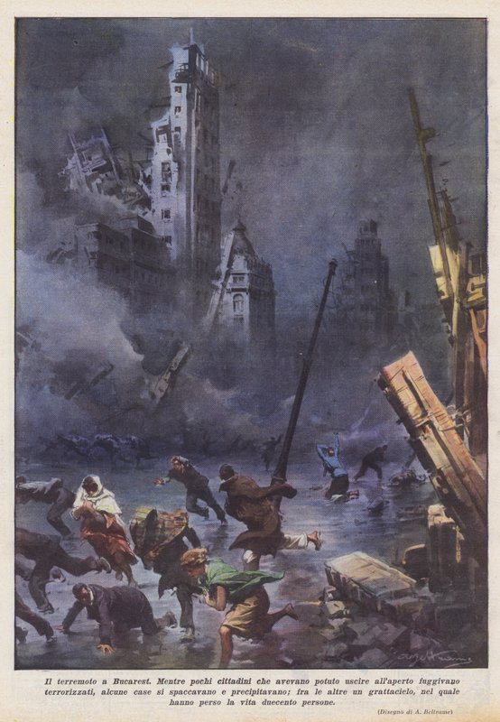Bukaresti földrengés alkotó: Achille Beltrame