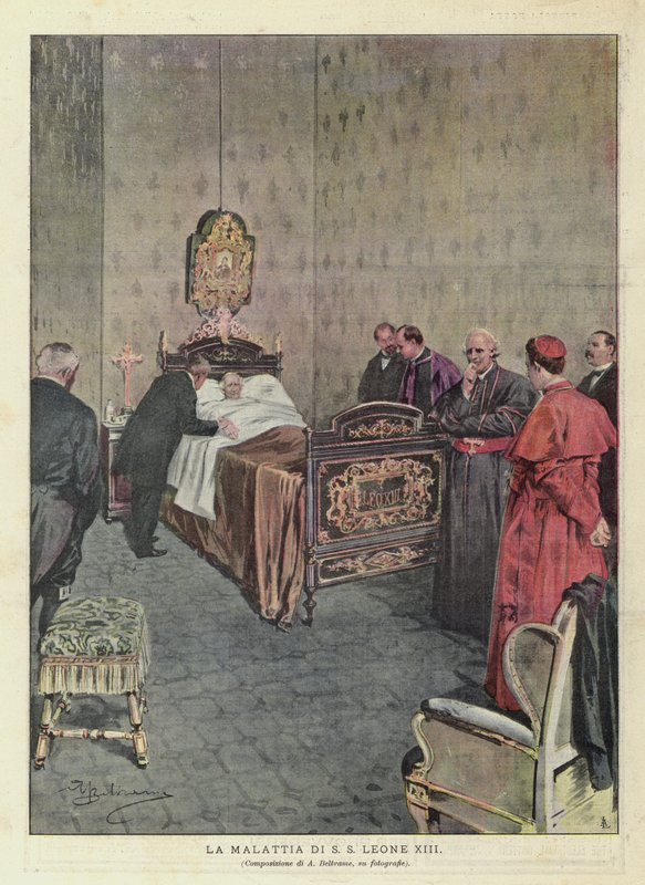 SS Leo betegsége XIII alkotó: Achille Beltrame