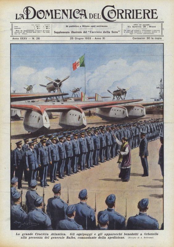 A nagy atlanti körutazás alkotó: Achille Beltrame