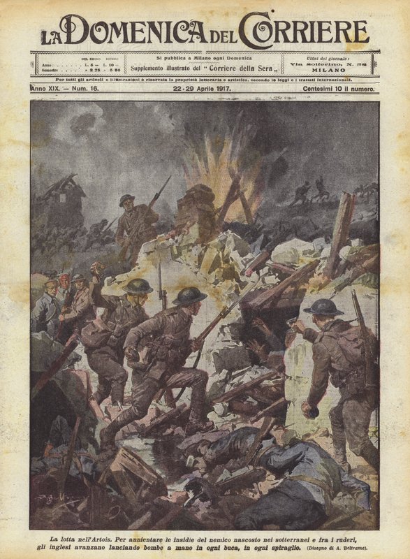 Harc az Artoisban alkotó: Achille Beltrame