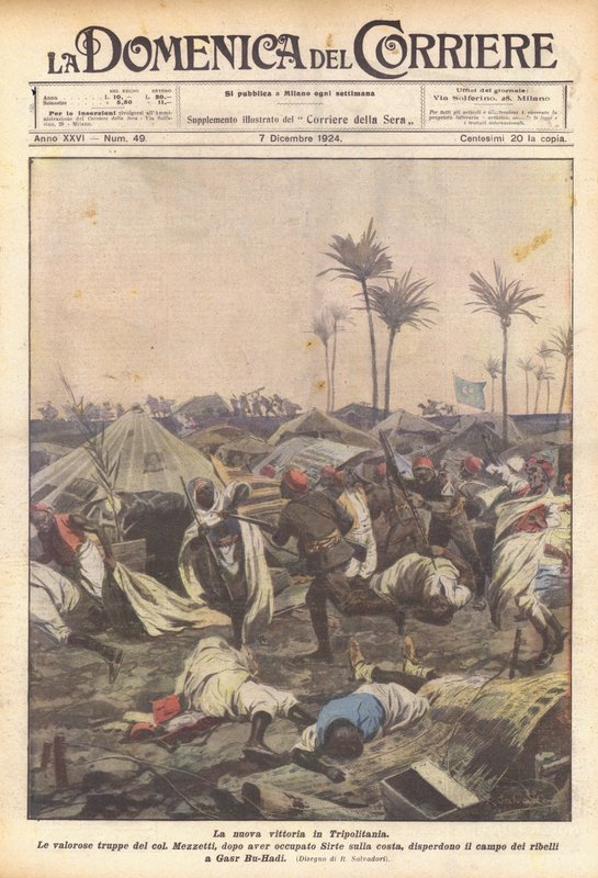 Új győzelem Tripolitániában alkotó: Achille Beltrame