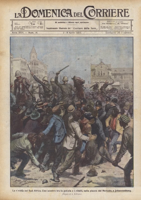 A lázadás Dél-Afrikában alkotó: Achille Beltrame