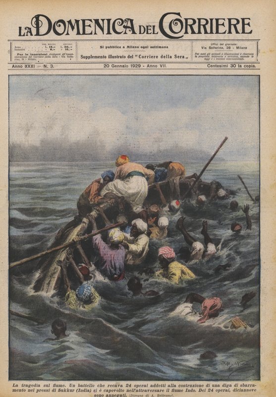Tragédia a folyón alkotó: Achille Beltrame