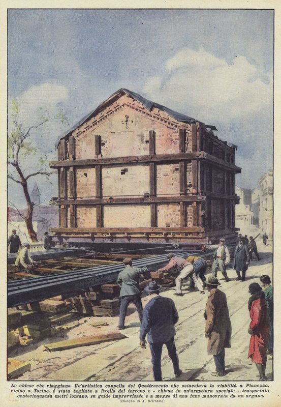 Utazó templomok alkotó: Achille Beltrame