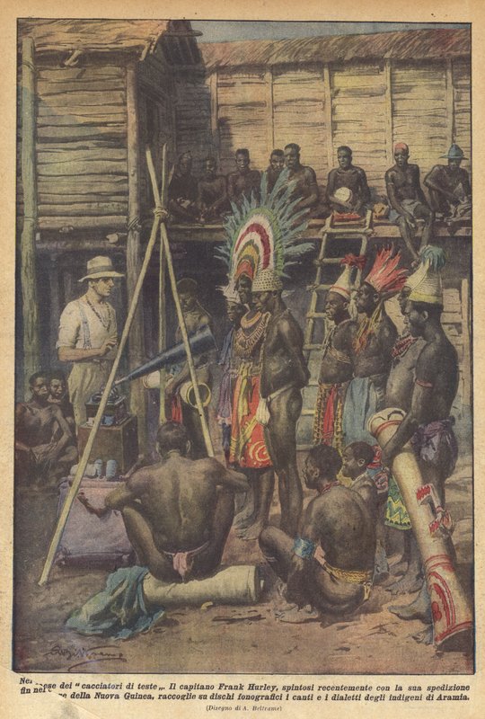 A fejvadászok földjén alkotó: Achille Beltrame