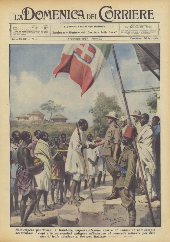 NellImpero pacificato alkotó: Achille Beltrame