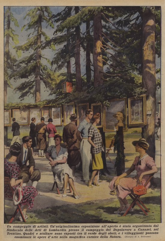A művészek tábora alkotó: Achille Beltrame