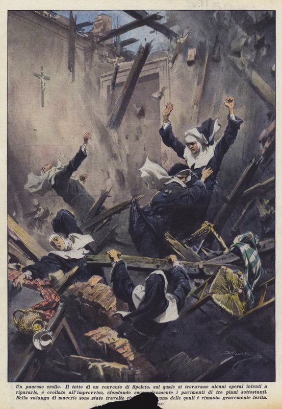 Félelmetes összeomlás alkotó: Achille Beltrame
