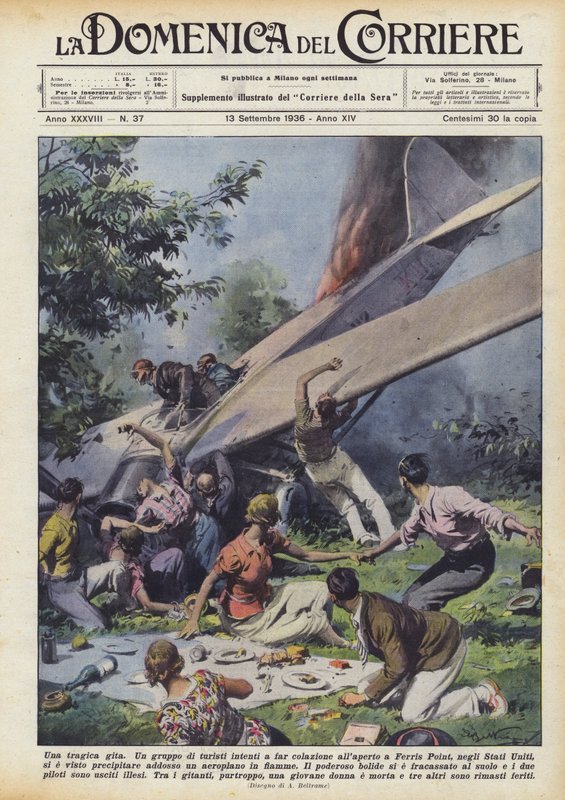 Tragikus utazás alkotó: Achille Beltrame