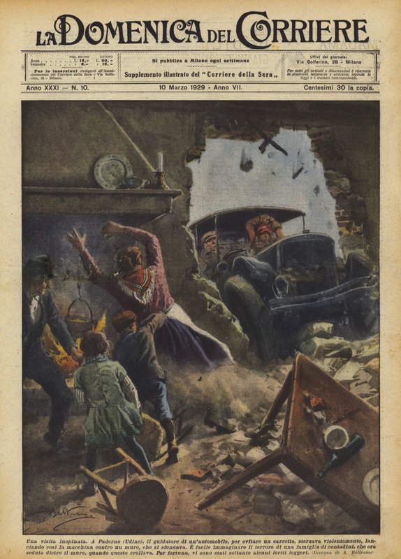 Egy váratlan látogatás alkotó: Achille Beltrame