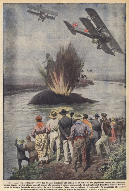 Furcsa légi bombázás alkotó: Achille Beltrame