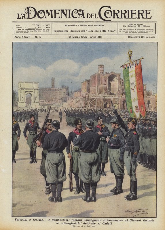 Veteránok és újoncok alkotó: Achille Beltrame