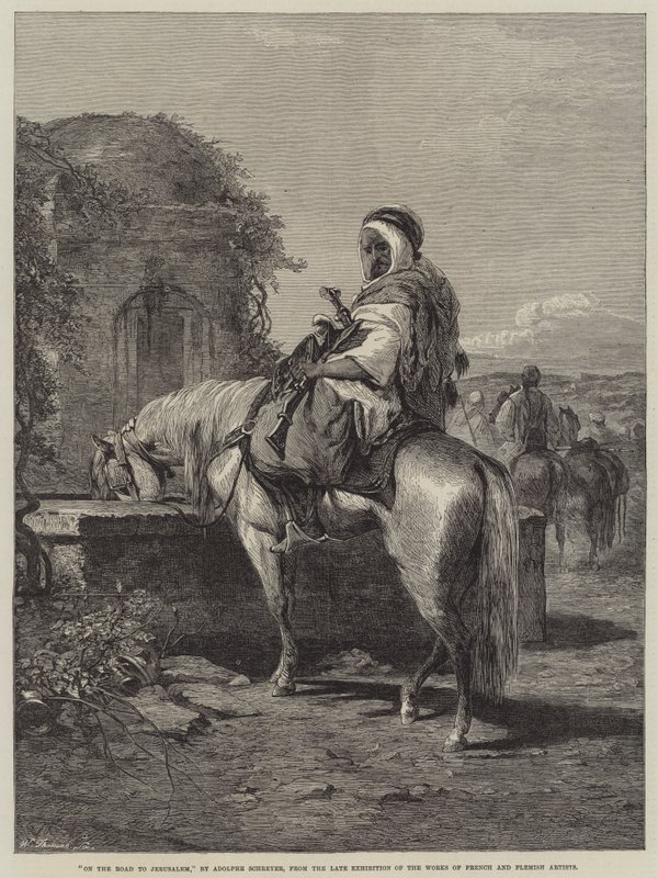 A jeruzsálemi úton alkotó: Adolf Schreyer