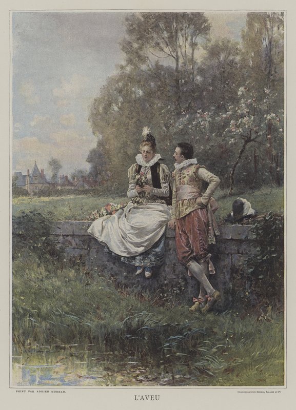 Gyónás alkotó: Adrien Moreau