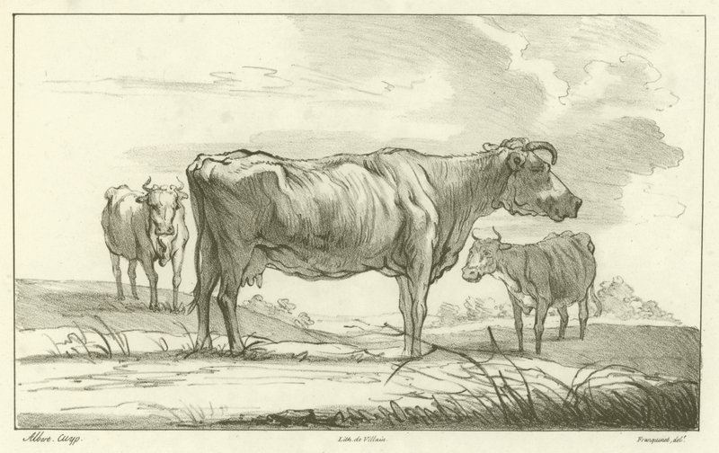 Három tehén alkotó: Aelbert Cuyp
