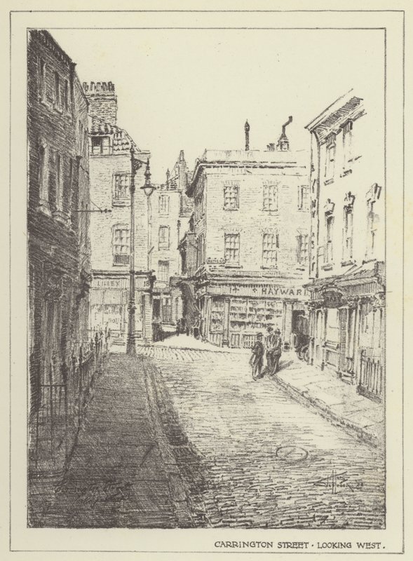 A Carrington Street nyugatra néz alkotó: Alan Stapleton