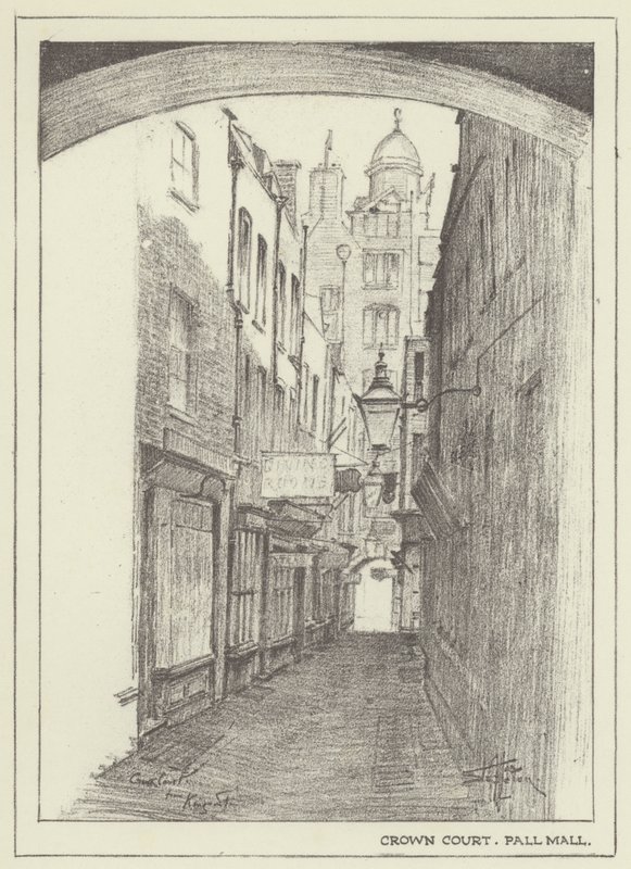 Crown Court, Pall Mall alkotó: Alan Stapleton