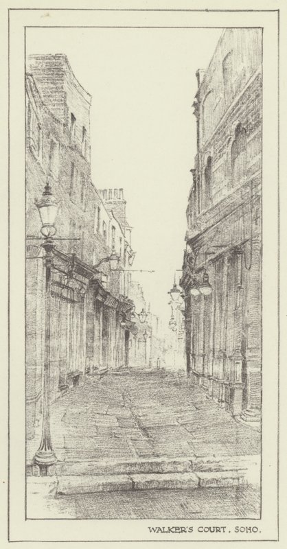 Walkers Court, Soho alkotó: Alan Stapleton