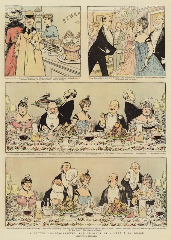 Keserű csalódás, egy Pate a la Russe tragédiája alkotó: Albert Guillaume