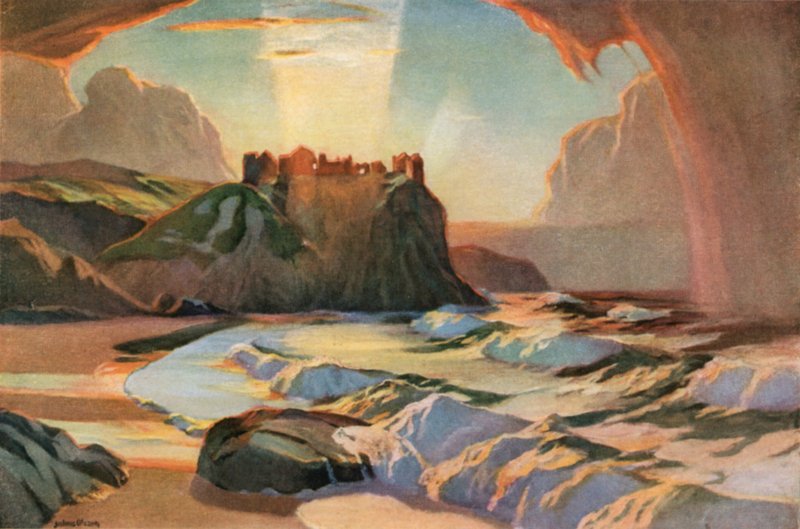 Észak-Írország, Dunluce kastély alkotó: Albert Julius Olsson