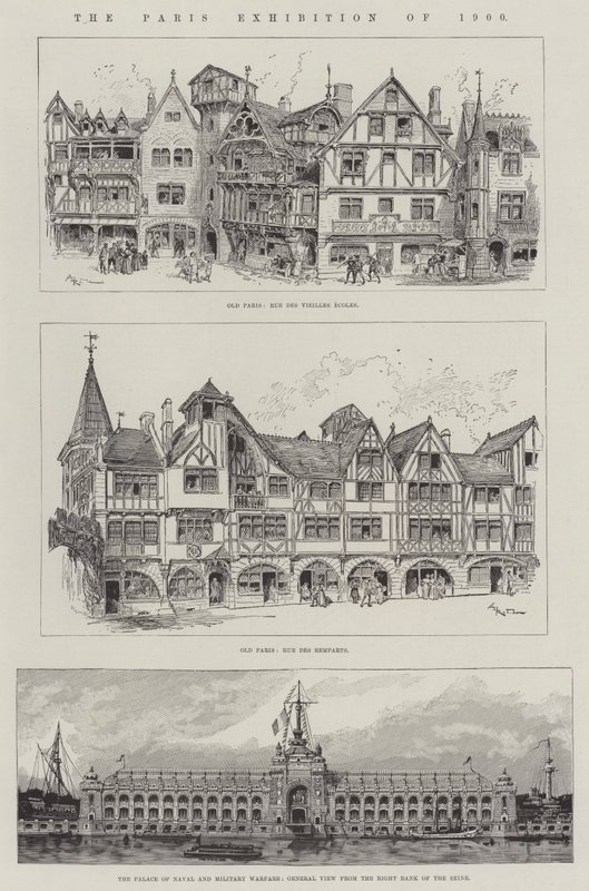 Az 1900-as párizsi kiállítás alkotó: Albert Robida