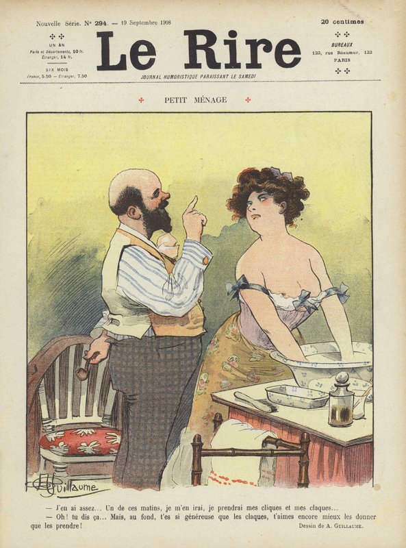 Illusztráció Le Rire alkotó: Albert Guillaume