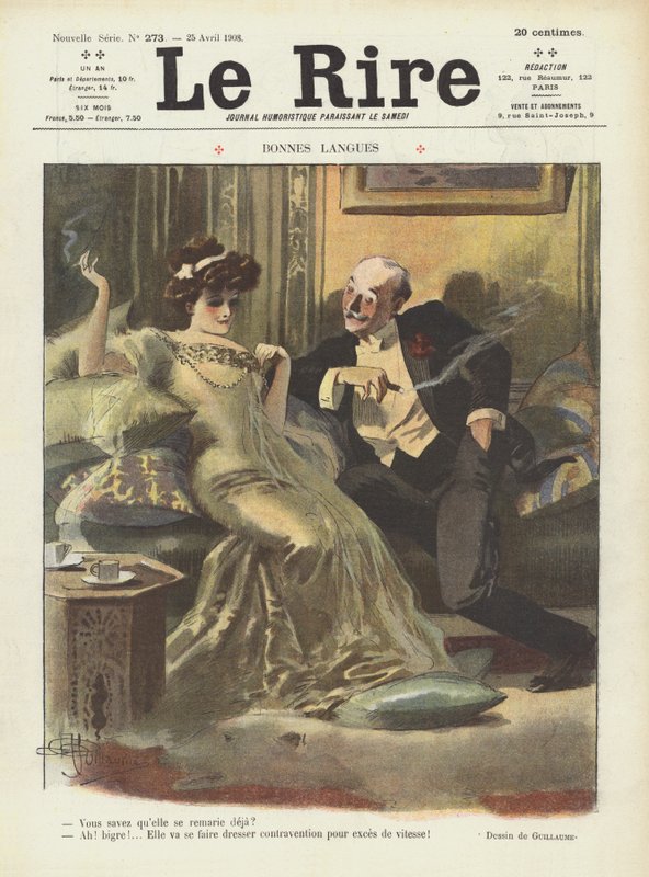 Illusztráció Le Rire alkotó: Albert Guillaume