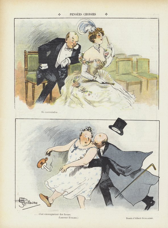 Illusztráció Le Rire alkotó: Albert Guillaume