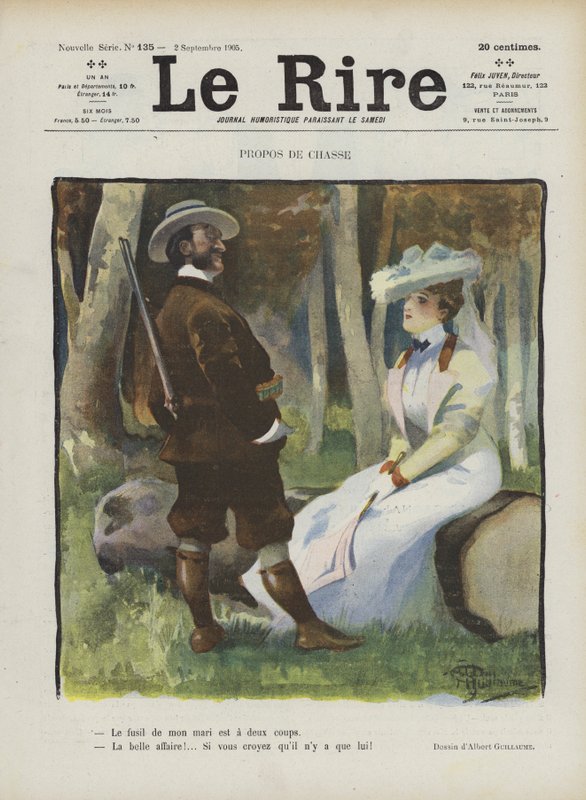 Illusztráció Le Rire alkotó: Albert Guillaume