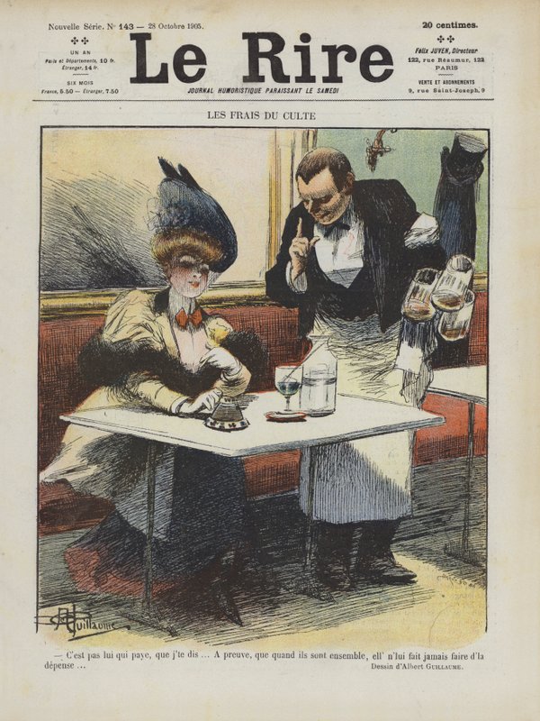 Illusztráció Le Rire alkotó: Albert Guillaume