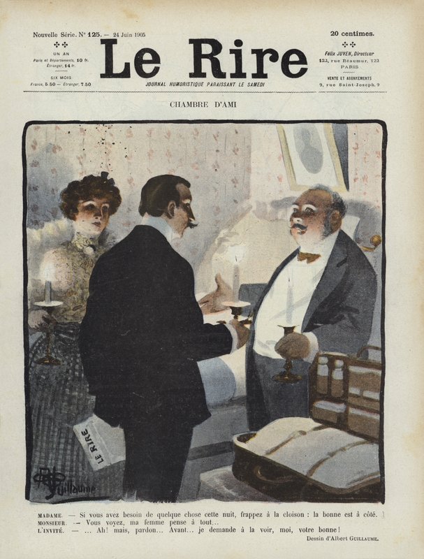 Illusztráció Le Rire alkotó: Albert Guillaume