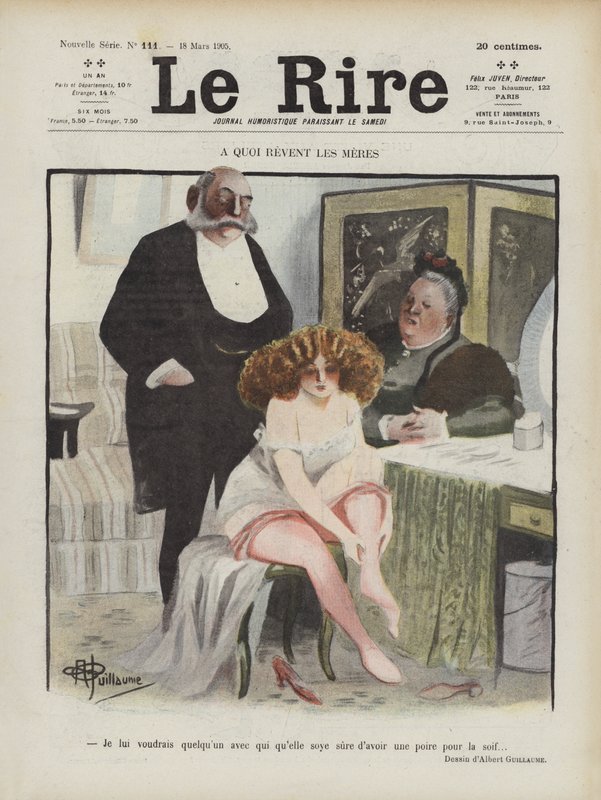 Illusztráció Le Rire alkotó: Albert Guillaume