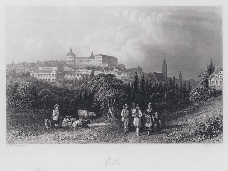 Gotha (metszet) alkotó: Albert Henry Payne