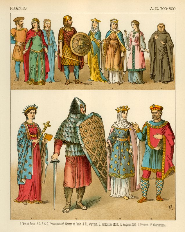Frankek i.sz. 700-800 alkotó: Albert Kretschmer